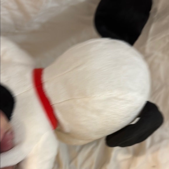 Classic White and Black Stuffed Snoopy Toy - Picture 11 of 13